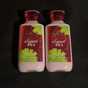 2 NEW Bath & BodyWorks Sweet Pea Body Lotion